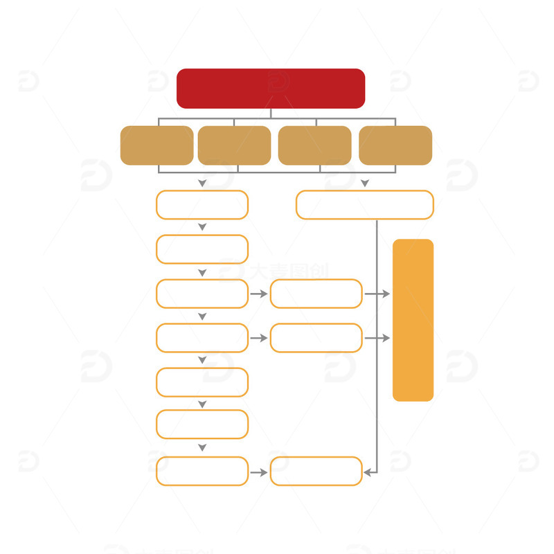 矢量箭头边框图表元素