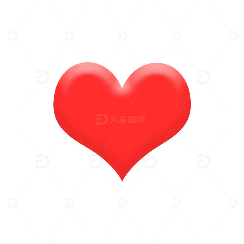 源文件下载【趣麦麦图】创意立体爱心