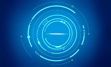 蓝色科技光束背景