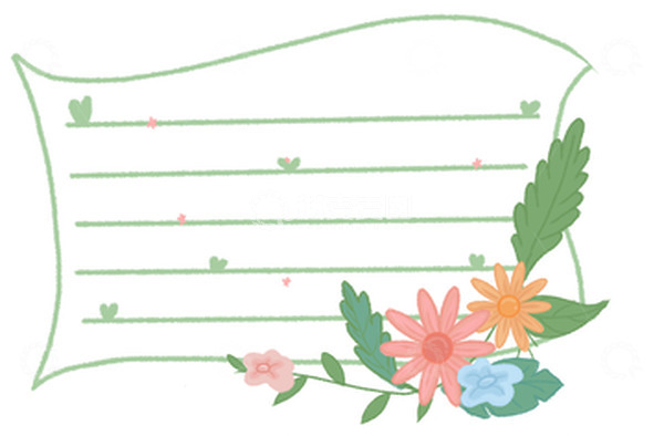 源文件下载【趣麦麦图】春天夏天鲜花框文字框