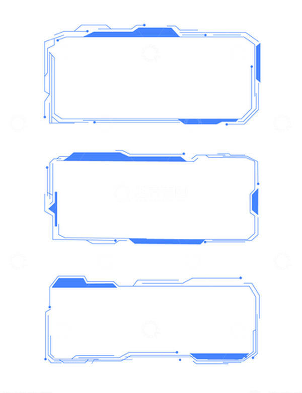 源文件下载【趣麦麦图】科技企业商务互联网线条标签标题边框