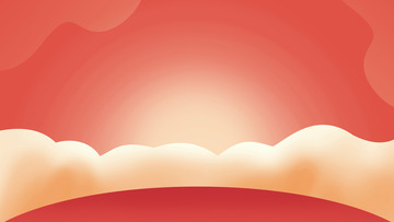 618促销活动banner背景红色手绘