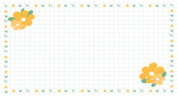 文艺小清新花草植物边框纹理背景