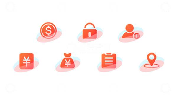 源文件下载【趣麦麦图】彩色图标组合