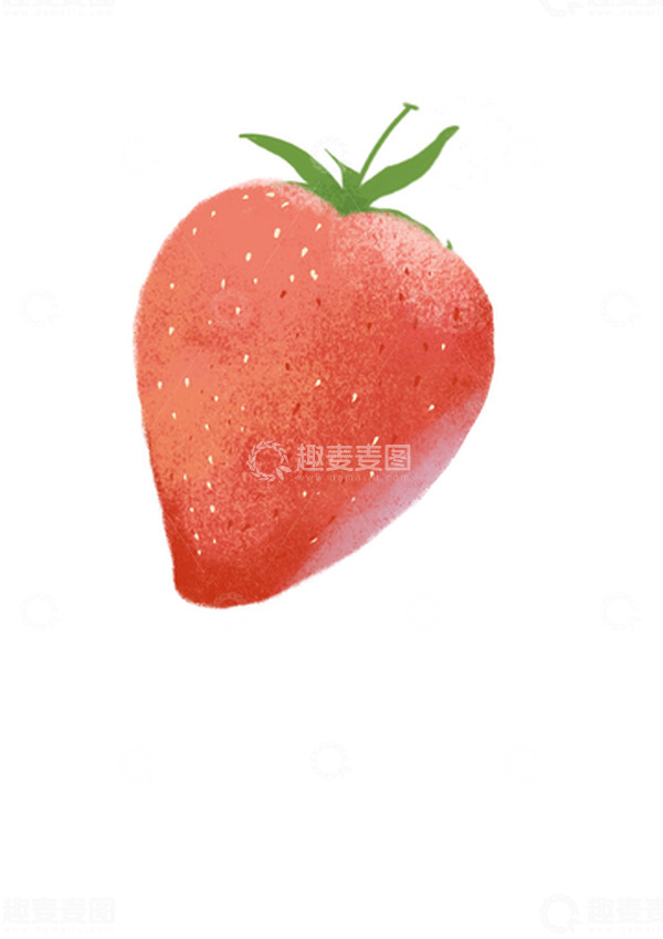 源文件下载【趣麦麦图】夏天红色手绘水果草莓元素