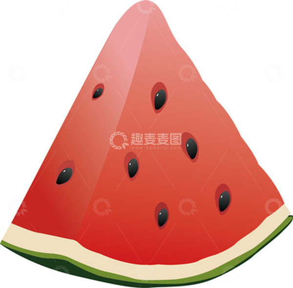 源文件下载【趣麦麦图】小清新夏至西瓜水果