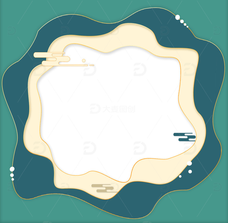 源文件下载【趣麦麦图】-国潮边框古风