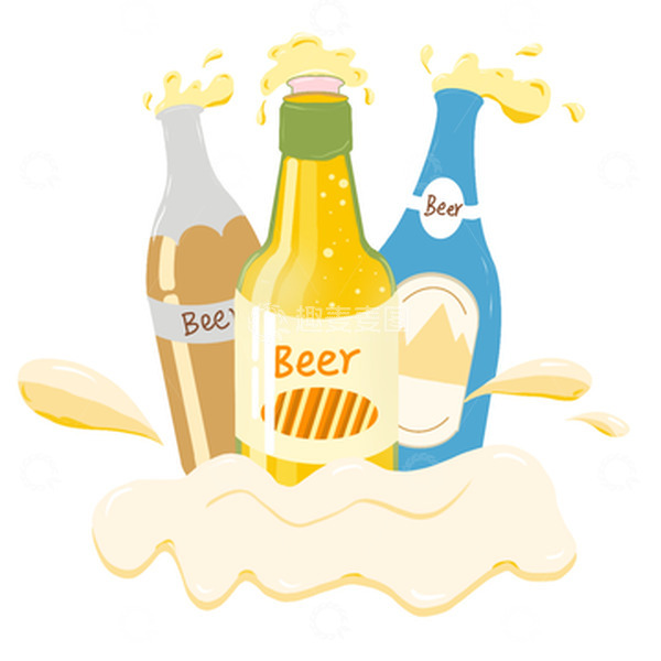 源文件下载【趣麦麦图】-夏日啤酒狂欢