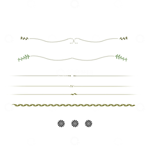 源文件下载【趣麦麦图】线条装饰线曲线边框