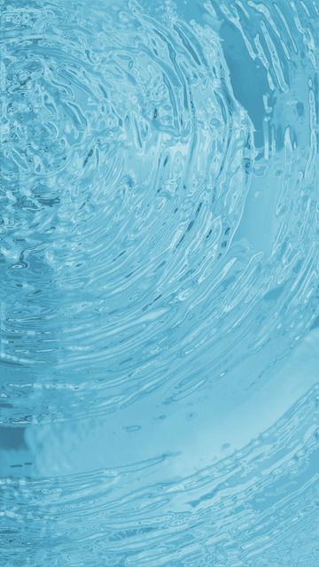 蓝色水涟漪波浪水泡纹理背景