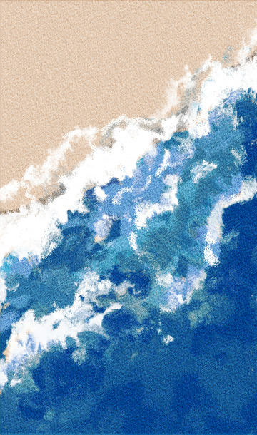 蓝色夏天海滩背景