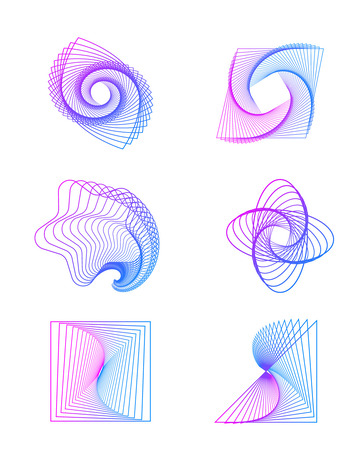 科技互联网线条纹理装饰图案