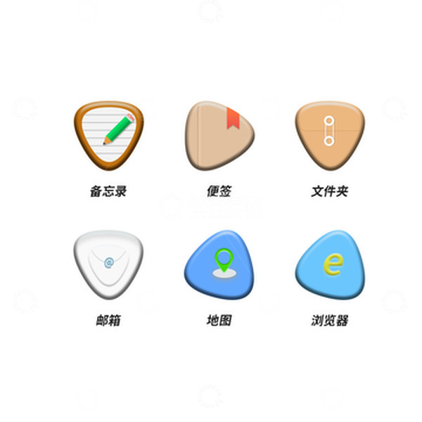 源文件下载【趣麦麦图】多彩手机主题图标