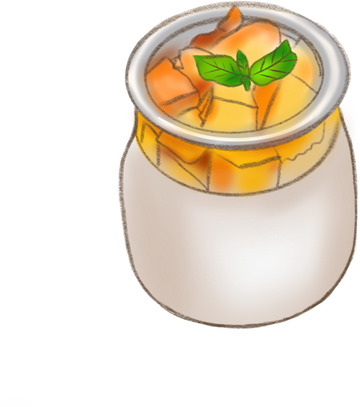 夏天 芒果酸奶 冷饮 美食