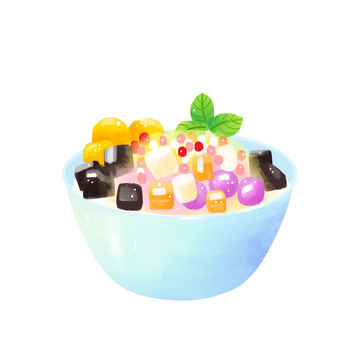 夏日烧仙草小暑元素