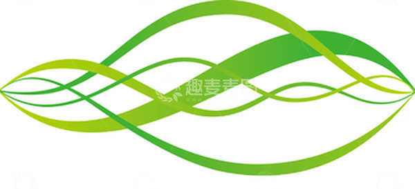源文件下载【趣麦麦图】-绿色纹理线条