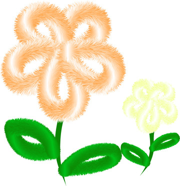 毛球花 AI作品 夏天  花朵 元素