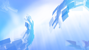 蓝紫色渐变方块流科技感背景