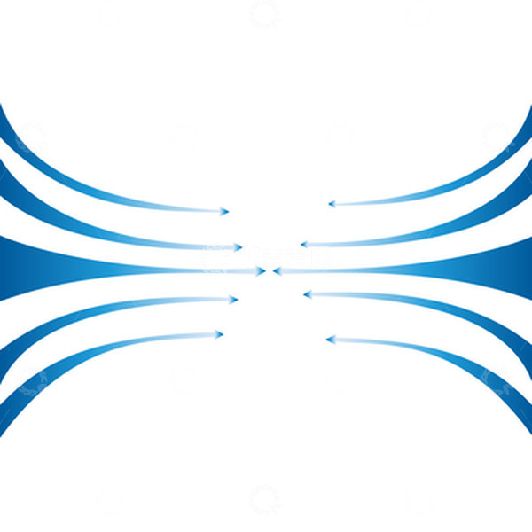 源文件下载【趣麦麦图】蓝色简约科技箭头