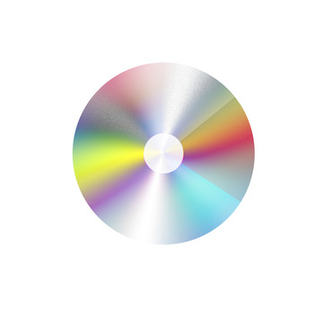 酸性镭射音乐唱片渐变光盘