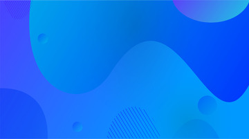 简约蓝色科技渐变会议展会背景展板