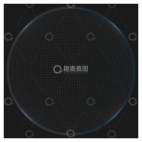 源文件下载【趣麦麦图】黑色地球炫酷科技商务风矢量背景图