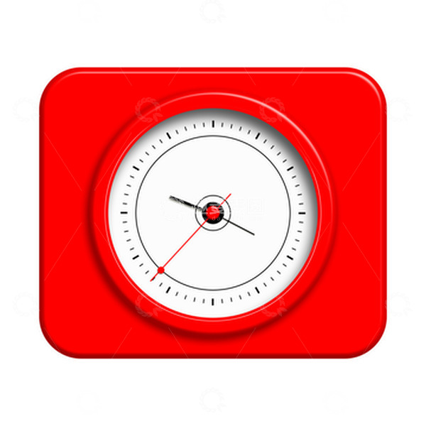 源文件下载【趣麦麦图】红色手绘闹钟插画