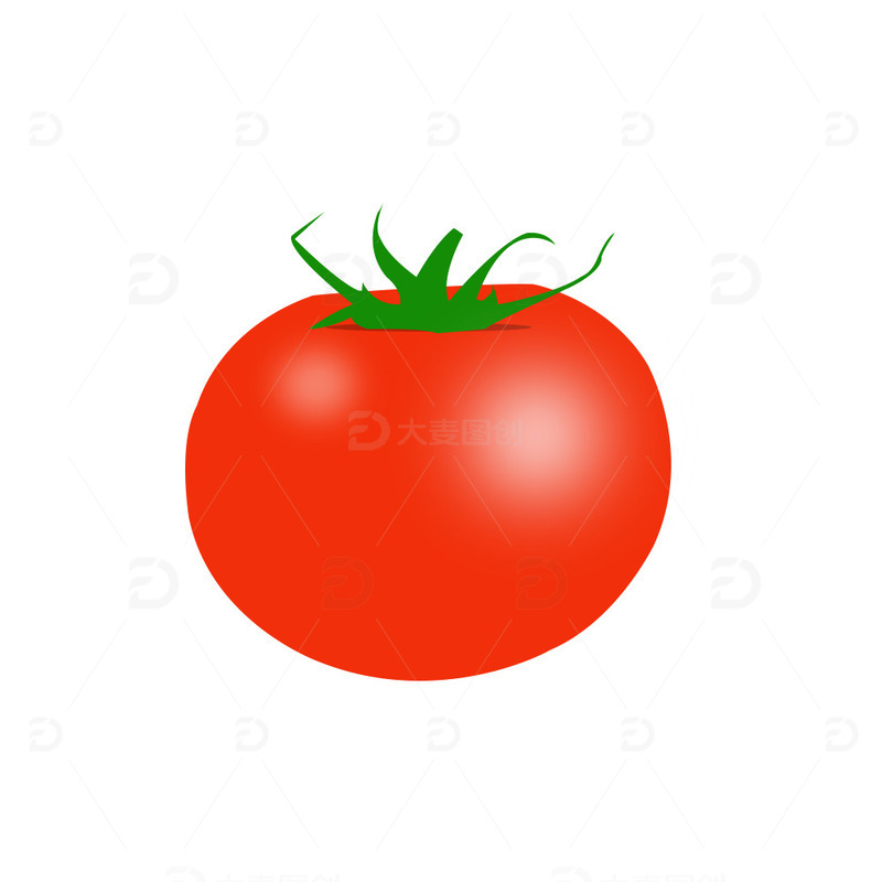源文件下载【趣麦麦图】番茄创意元素