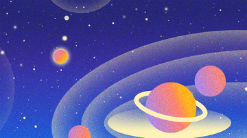 蓝色复古星系宇宙科技科幻背景淘宝背景