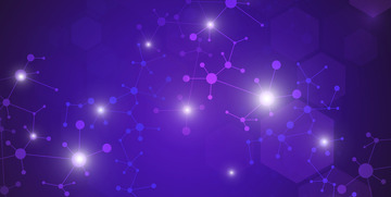 创意科技风紫色星空背景