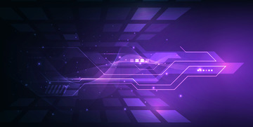 紫色宇宙时空科技背景