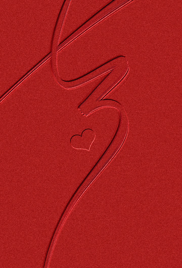 红色七夕节海报背景图