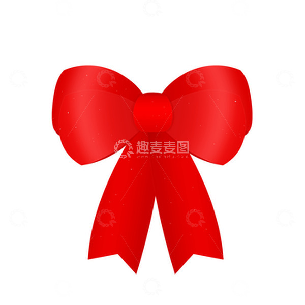 源文件下载【趣麦麦图】礼物装饰蝴蝶结元素