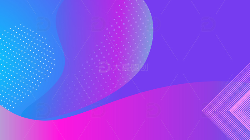 源文件下载【趣麦麦图】渐变几何紫色科技背景