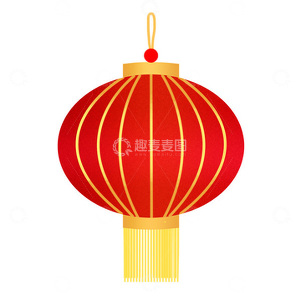 源文件下载【趣麦麦图】-红色灯笼七夕元素