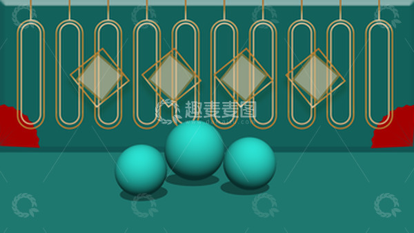 源文件下载【趣麦麦图】绿色电商复古中国风国潮装饰首页背景