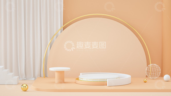 源文件下载【趣麦麦图】-黄色温馨柔美简约banner海报展台背景