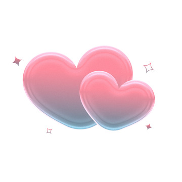 七夕节酸性潮流爱心底纹装饰