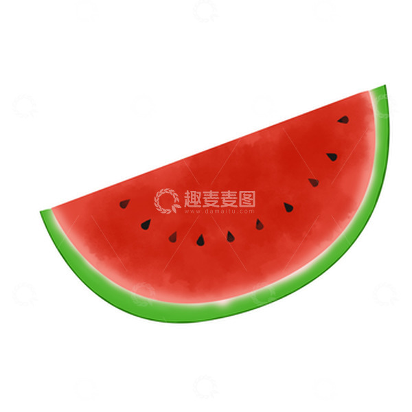 源文件下载【趣麦麦图】夏日清凉西瓜