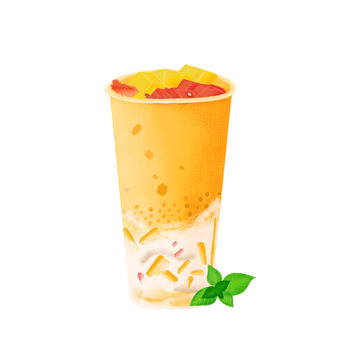 手绘饮品夏季奶茶