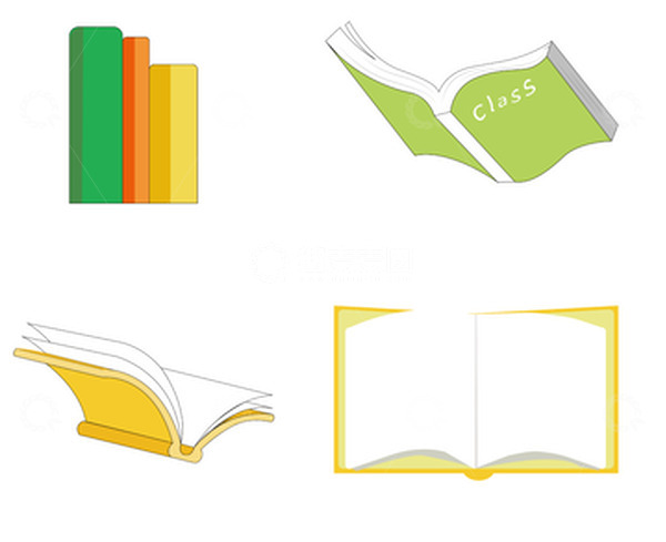 源文件下载【趣麦麦图】小清新矢量书籍