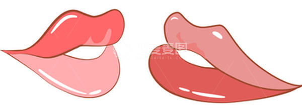 源文件下载【趣麦麦图】七夕热恋红唇嘴唇口红元素