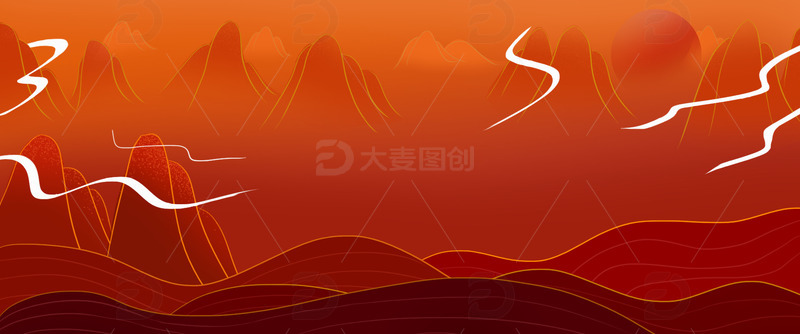 源文件下载【趣麦麦图】国潮细腻背景图