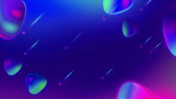 酸性风格流星宇宙渐变背景