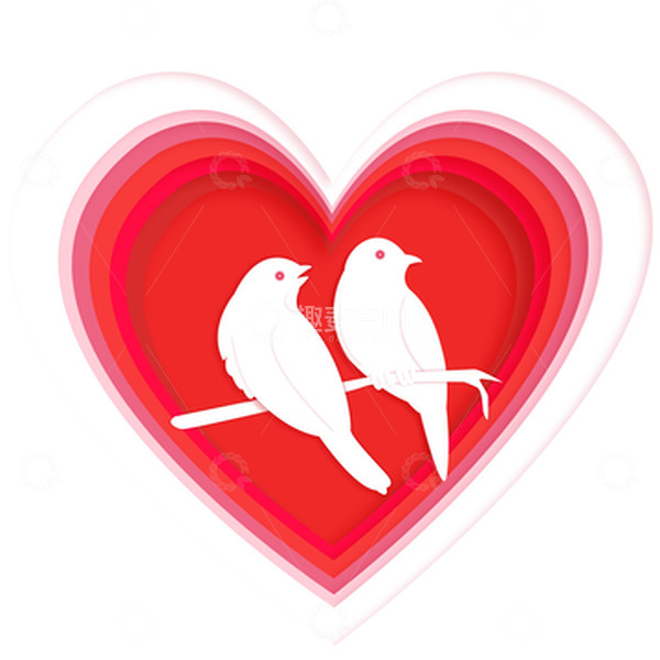 源文件下载【趣麦麦图】七夕爱心丘比特小鸟