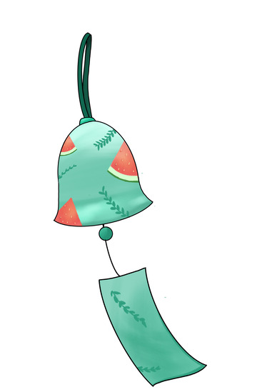 风铃 大暑 夏天 西瓜