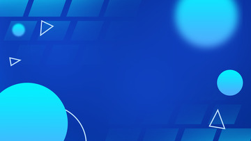 蓝色简约扁平科技风背景