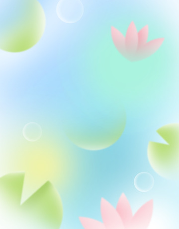 渐变弥漫风荷花大暑夏日背景