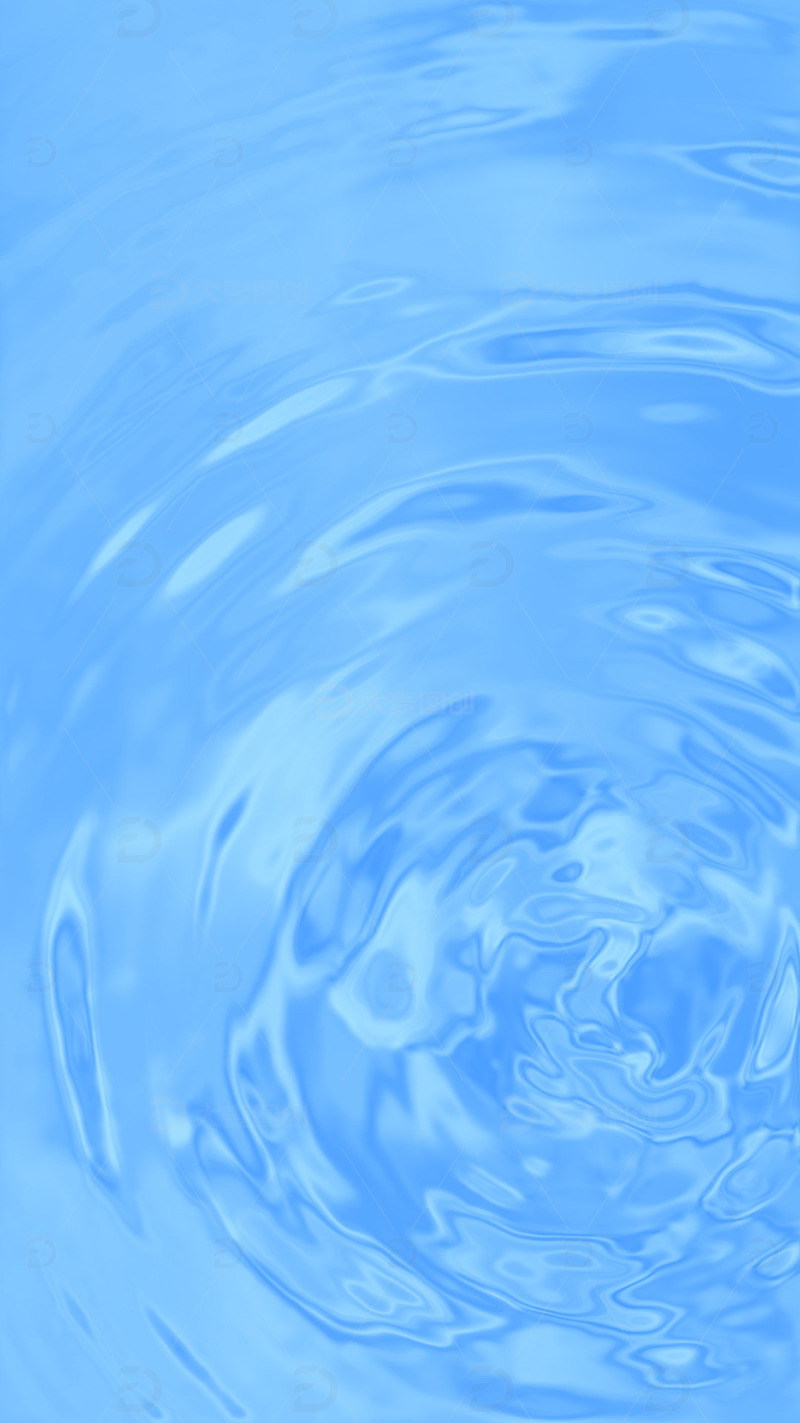 源文件下载【趣麦麦图】水波蓝色夏日