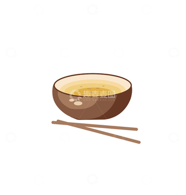 源文件下载【趣麦麦图】手绘卡通汤碗